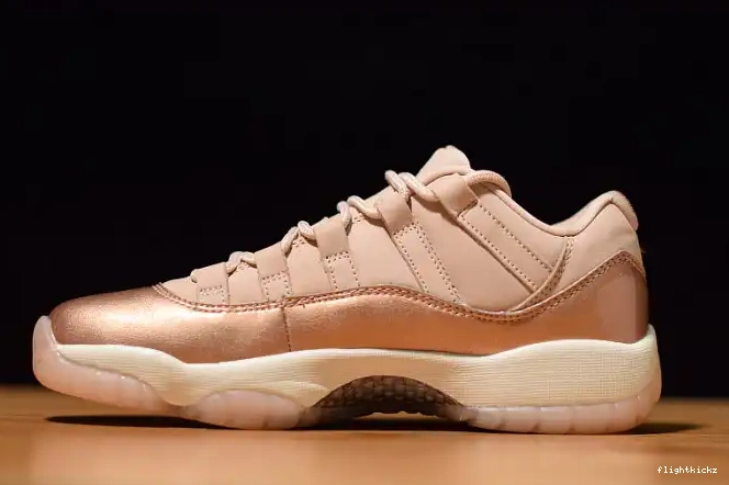 AH7860-105 GS Low Air Jordan 11 Rose Gold 0701